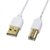 サンワサプライ 極細USBケーブル(USB2.0 A-Bタイプ・1.5m) KU20-SL15WK
