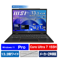 MSI ノートパソコン Summit E13 AI Evo A1M インクブラック SUMMIT-E13A1MTG-4099JP