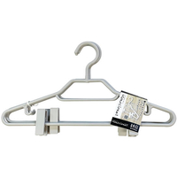 シンコハンガー モノクローゼット シャツハンガークリップ グレー 3本組 FC689MR