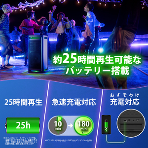 SONY ワイヤレスポータブルスピーカー ブラック SRS-ULT900-イメージ6