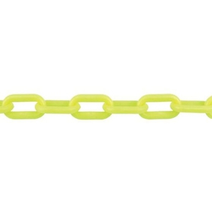 トラスコ中山 プラチェーン 蛍光イエロー 6MM×6M FC353GK-4888707-イメージ1