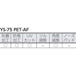 山本光学 二眼型セーフティグラス FC932EZ-4974271-イメージ2