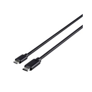 BUFFALO USB2．0ケーブル(MicroB to C) (1．0m) ブラック BSUMBC210BK-イメージ1