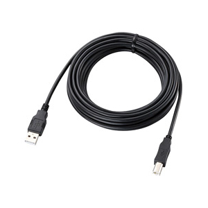 エレコム USB2．0ケーブル(5．0m) ブラック U2C-JB50BK-イメージ2