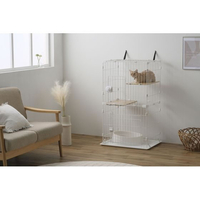 アイリスオーヤマ FC041PX-CCC-112 コンパクトキャットケージ2段