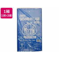 伊藤忠リーテイルリンク ポリゴミ袋(メタロセン配合) 青 90L 15枚×20袋 FCT5419-GMBU-902