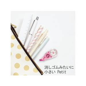 プラス 修正テープホワイパープチ3個4mmピンクWH-814-3P F206510-49-244WH-814-3P-イメージ3