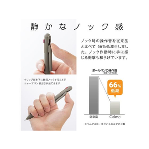 ぺんてる Calme カルム 多機能 0.7mm カーキ軸 FCC5248-BXAW375D-イメージ2