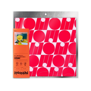 プラス ito／oshi 片面不透明 うちわケース レッド FC306ST-91470FL-300CF-イメージ2