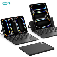 ESR iPad Pro 11インチ(M4)用ASCEND マグネットキーボードケース ブラック ES27669