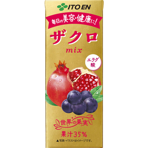 伊藤園 ザクロmix 紙パック 200ml FCA7243-62245-イメージ2