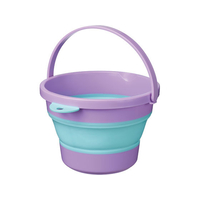 伊勢藤 ソフトバケツミニ パープル FC81369-I-536