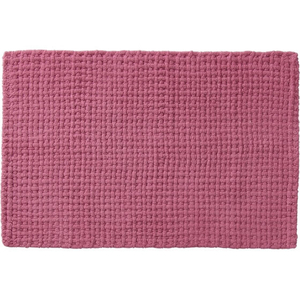 山崎産業 SUSU 抗菌 ふわふわ雲ごこちバスマット 40×60cm ローズピンク FCJ950S-イメージ1