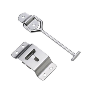トラスコ中山 TRUSCO 車体ドア留金具 縦型ステンレス製 137mm 1組(袋)1個 FC914FC-2848066-イメージ1