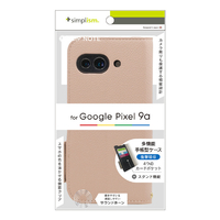 トリニティ Google Pixel 9a用[FlipNote] 耐衝撃フリップノートケース ピンク TR-PX259A-FN-SHPK