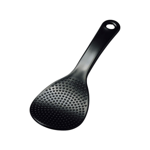エンテック ポコポコしゃもじ21cm 黒 ヘッター付 FC72463-147AB-イメージ2