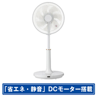 東芝 DCモーター搭載リモコン付リビング扇風機 TF-30DL28(W)