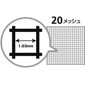 イノベックス ダイオネットP 20メッシュ 145cm×30m ブラック ブラック1.45301.0320 FC352HC-8194795-イメージ4