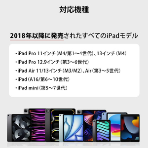 ESR iPad用デジタルペンシル Geo ブラック ES27670-イメージ9
