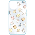 グルマンディーズ iPhone15 / 14 / 13用ケース ちいかわ IIIIfit Clear 総柄 CK-24B
