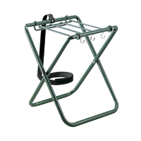 キャプテンスタッグ ウォータータンク用スタンド(ベルト･フック付) グリーン M8670ｳｵ-ﾀ-ﾀﾝｸﾖｳｽﾀﾝﾄﾞ