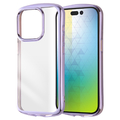 レイアウト iPhone 15 Pro用耐衝撃 TPUソフトケース METAMORU ラベンダー RT-P42TC13/LDM