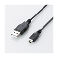 エレコム USB2．0ケーブル(0．5m) ブラック U2C-JM05BK