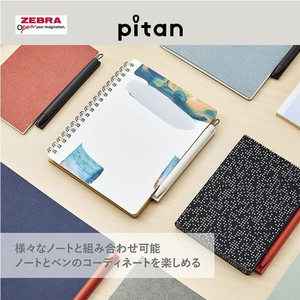 ゼブラ ノートホルダー付 ピタン 0.5mm ブルーグレー FC730RW-P-JJ115-BGR-イメージ4