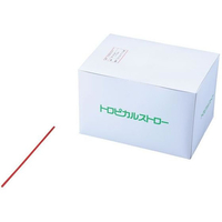 フジストロー 07275トロピカルストロー8インチ赤1700入 FC272SL-377246