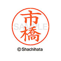 シヤチハタ ネームペン用ネーム シルバー 既製 市橋 FC46016-X-GPS-0245