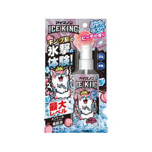 白元アース アイスノンシャツミスト ICEKING ピーチの香り 100mL FCJ657P-イメージ1