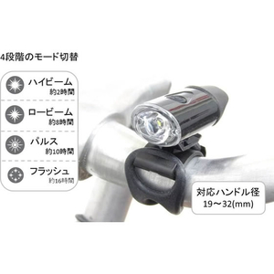 トップ LYNX TOURING 充電式LEDヘッドライト LX-214W FCJ581U-LX-214W-イメージ4