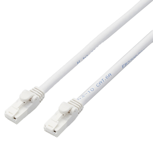 エレコム Cat6A LANケーブル(15m) ホワイト LD-GPAT/WH15/RS-イメージ1