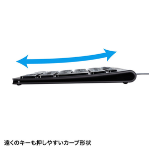 サンワサプライ USBスリムキーボード ブラック SKB-SL32BK-イメージ6
