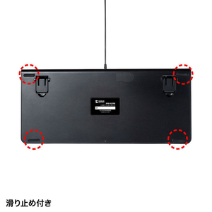 サンワサプライ USBスリムキーボード ブラック SKB-SL32BK-イメージ8
