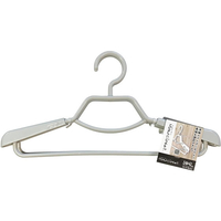 シンコハンガー モノクローゼット シャツハンガースライド グレー 2本組 FC692MR