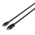 BUFFALO USB2．0ケーブル(MicroB to C) (2．0m) ブラック BSUMBC220BK