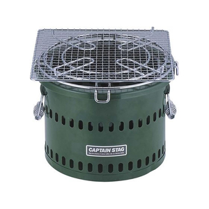 キャプテンスタッグ 炭焼き名人 万能七輪 水冷式 FCL9123M-6482-イメージ1