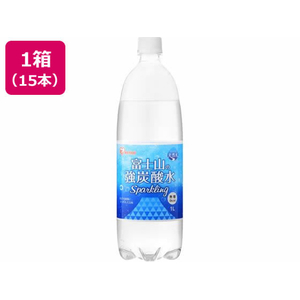 アイリスオーヤマ 富士山の天然水 強炭酸水 1L×15本 FC672TB-311521-イメージ1