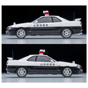 トミーテック トミカリミテッドヴィンテージ NEO LV-N366a 日産 スカイライン 2ドア スポーツクーペ 25GT TURBO パトロールカー(山梨県警察) ホワイト LVN366Aｽｶｲﾗｲﾝｸ-ﾍﾟﾊﾟﾄｶﾔﾏﾅｼ-イメージ3