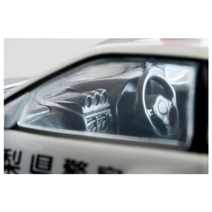 トミーテック トミカリミテッドヴィンテージ NEO LV-N366a 日産 スカイライン 2ドア スポーツクーペ 25GT TURBO パトロールカー(山梨県警察) ホワイト LVN366Aｽｶｲﾗｲﾝｸ-ﾍﾟﾊﾟﾄｶﾔﾏﾅｼ-イメージ6