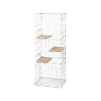 アイリスオーヤマ コンパクトキャットケージ3段 ナチュラル FC043PX-CCC-168