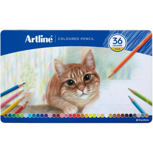 シヤチハタ アートライン 色鉛筆 36色セット FC741SZ-KCP-36C/H-イメージ1