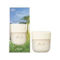 エステー 消臭力 クルマ用 フィールユー ゲルタイプ エクリュサボン 本体 90g FCG384W