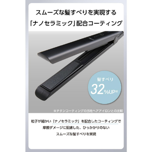 テスコム コンパクト ストレートアイロン ブラック TS367A-K-イメージ4