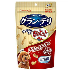 ユニ・チャーム グラン・デリ ワンちゃん専用おっとっと チキン&ビーフ味(50g) ｲﾇﾖｳｵﾂﾄﾂﾄﾁｷﾝ&ﾋﾞ-ﾌ50G-イメージ1