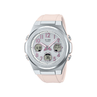 カシオ ソーラー電波腕時計 BABY-G G-MS シルバー/ミュートピンク MSG-W610-4AJF