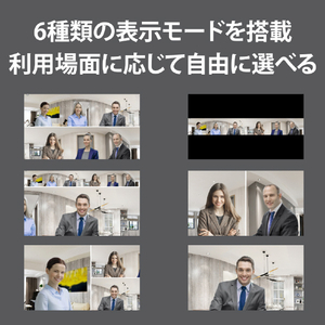 j5 create 360度パノラマWebカメラ 高音質スピーカーフォン内蔵 ホワイト JVU368-イメージ10