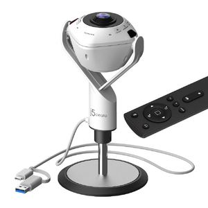 j5 create 360度パノラマWebカメラ 高音質スピーカーフォン内蔵 ホワイト JVU368-イメージ2