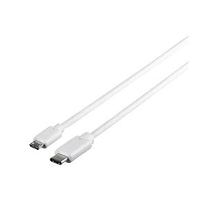 BUFFALO BSUMBC220WH USB2．0ケーブル(MicroB to C) (2．0m) ホワイト